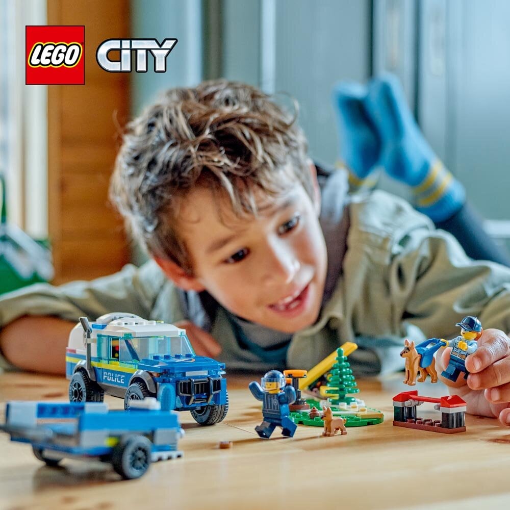 LEGO City - Mobiele training voor politiehonden 6+