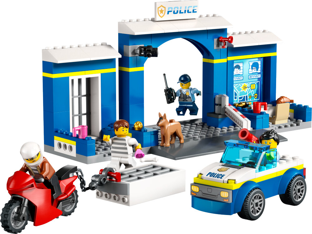 LEGO City - Achtervolging politiebureau 4+
