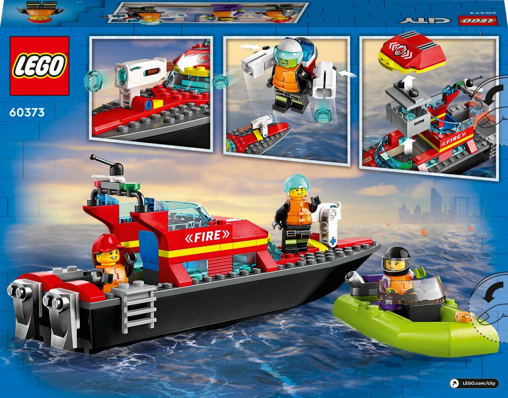 LEGO City - Reddingsboot Brand 5+