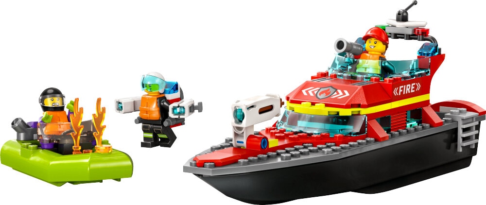 LEGO City - Reddingsboot Brand 5+