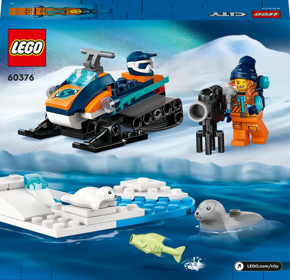 LEGO City - Sneeuwscooter voor poolonderzoek 5+