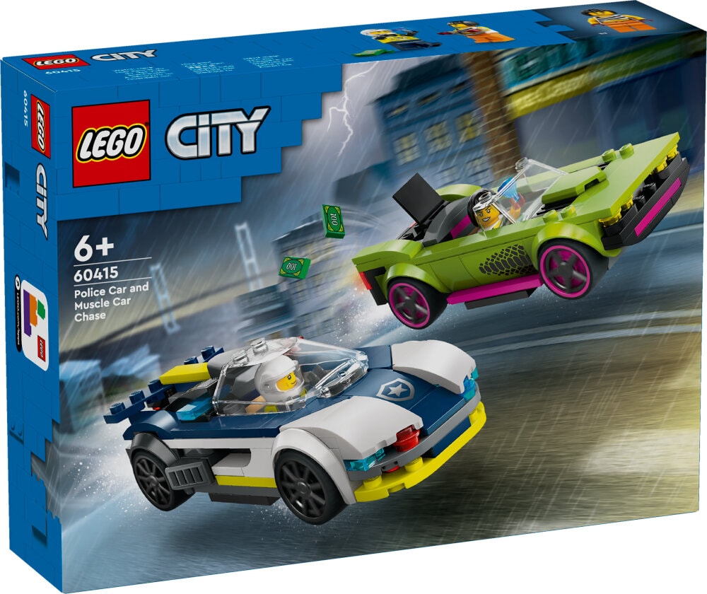 LEGO City - Politiewagen en snelle autoachtervolging 6+