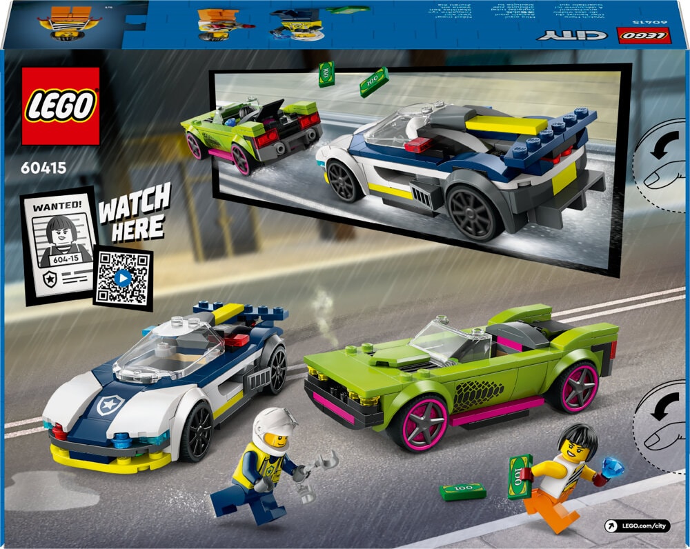 LEGO City - Politiewagen en snelle autoachtervolging 6+