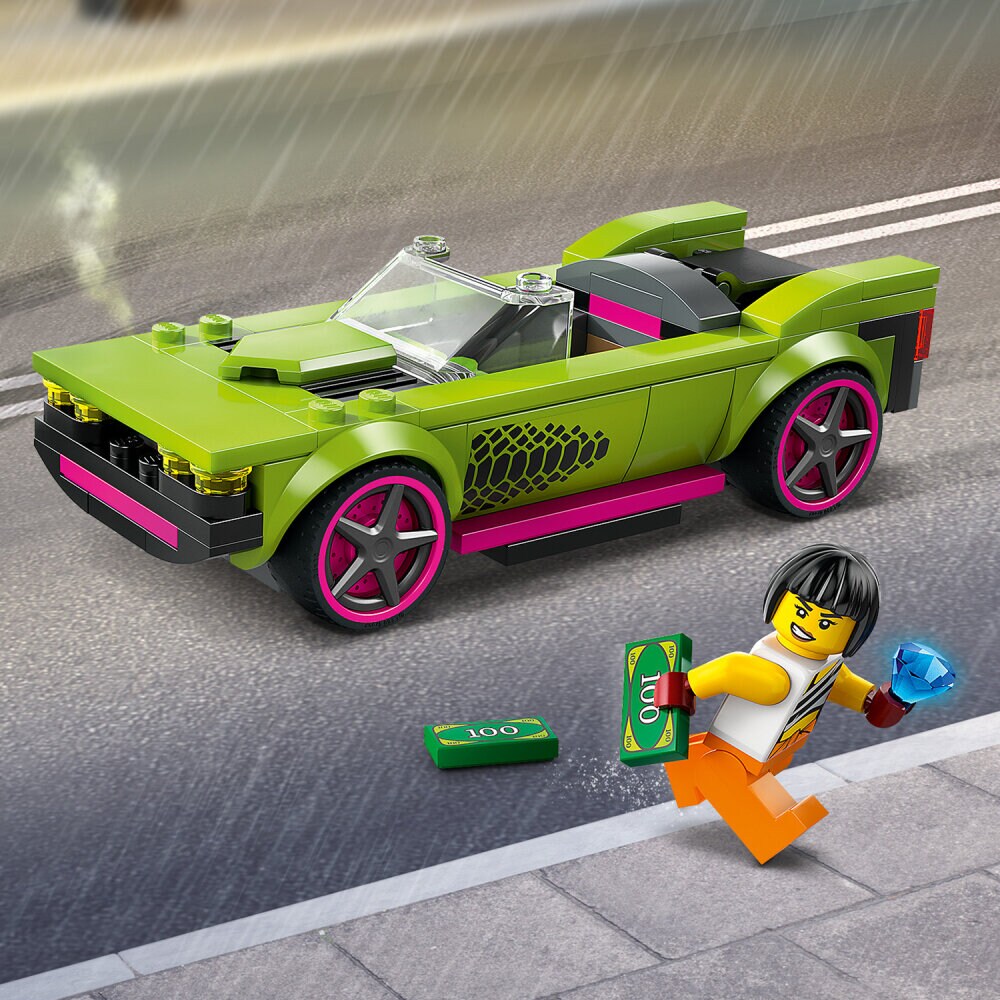 LEGO City - Politiewagen en snelle autoachtervolging 6+