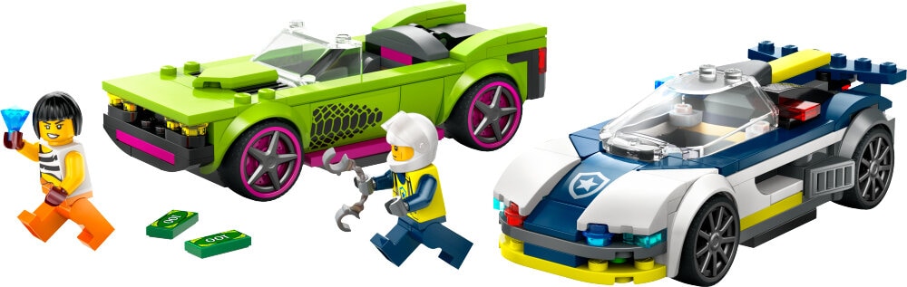 LEGO City - Politiewagen en snelle autoachtervolging 6+