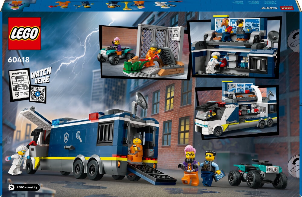 LEGO City - Politielaboratorium in truck 7+