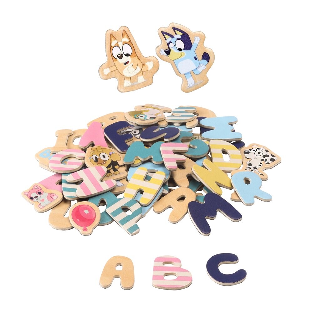 Bluey Magnetletters van Hout