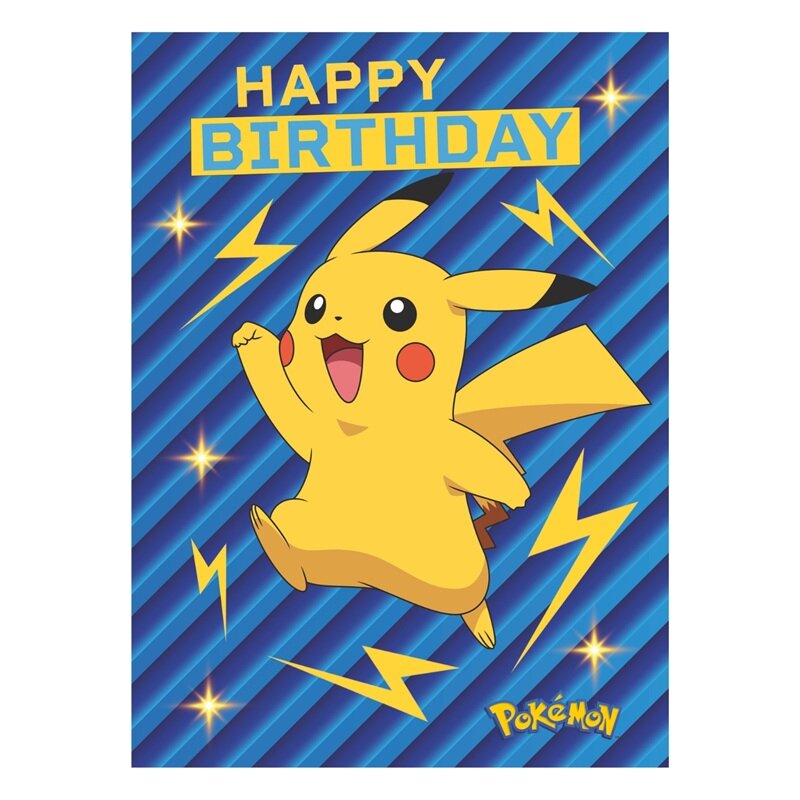 Pokémon Verjaardagskaart