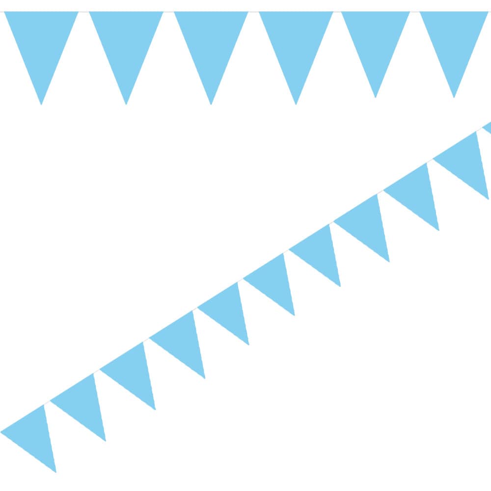 Vlaggenlijn Mini - Lichtblauw 3 meter