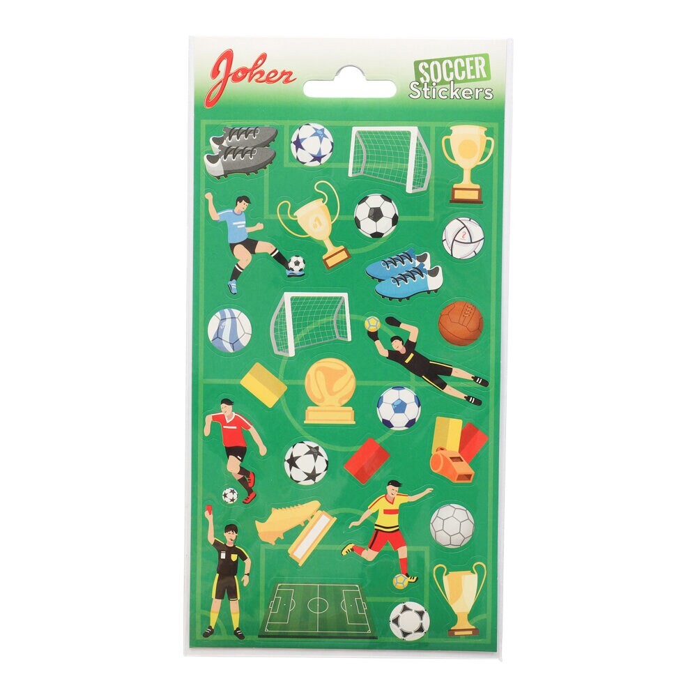 Stickers met voetbalthema 27 stuks