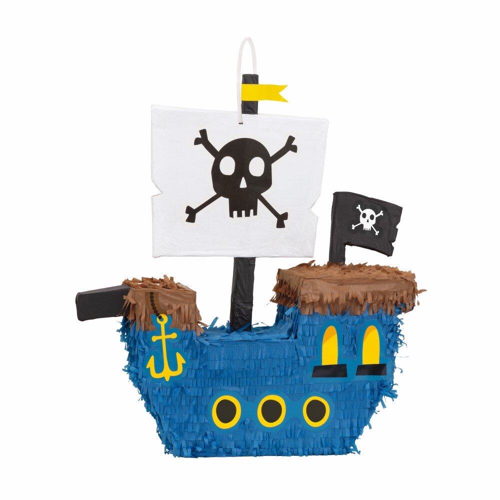 Piñata Piratenschip Blauw