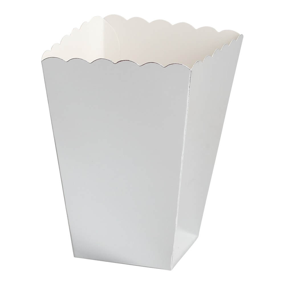 Popcornbekers Zilverfolie 6 stuks