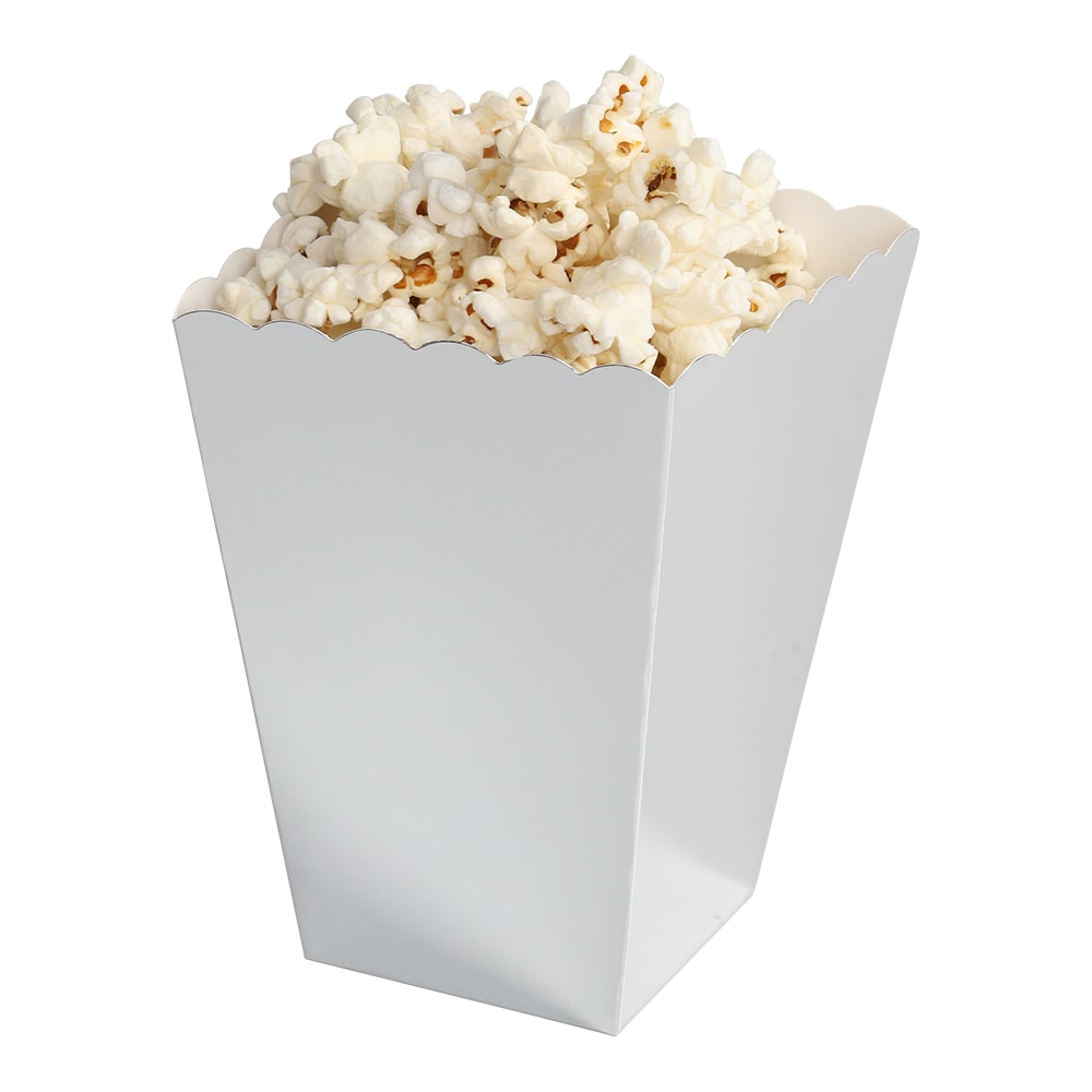 Popcornbekers Zilverfolie 6 stuks