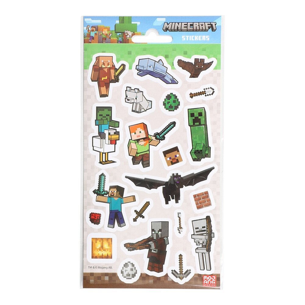 Minecraft Stickers 20 stuks