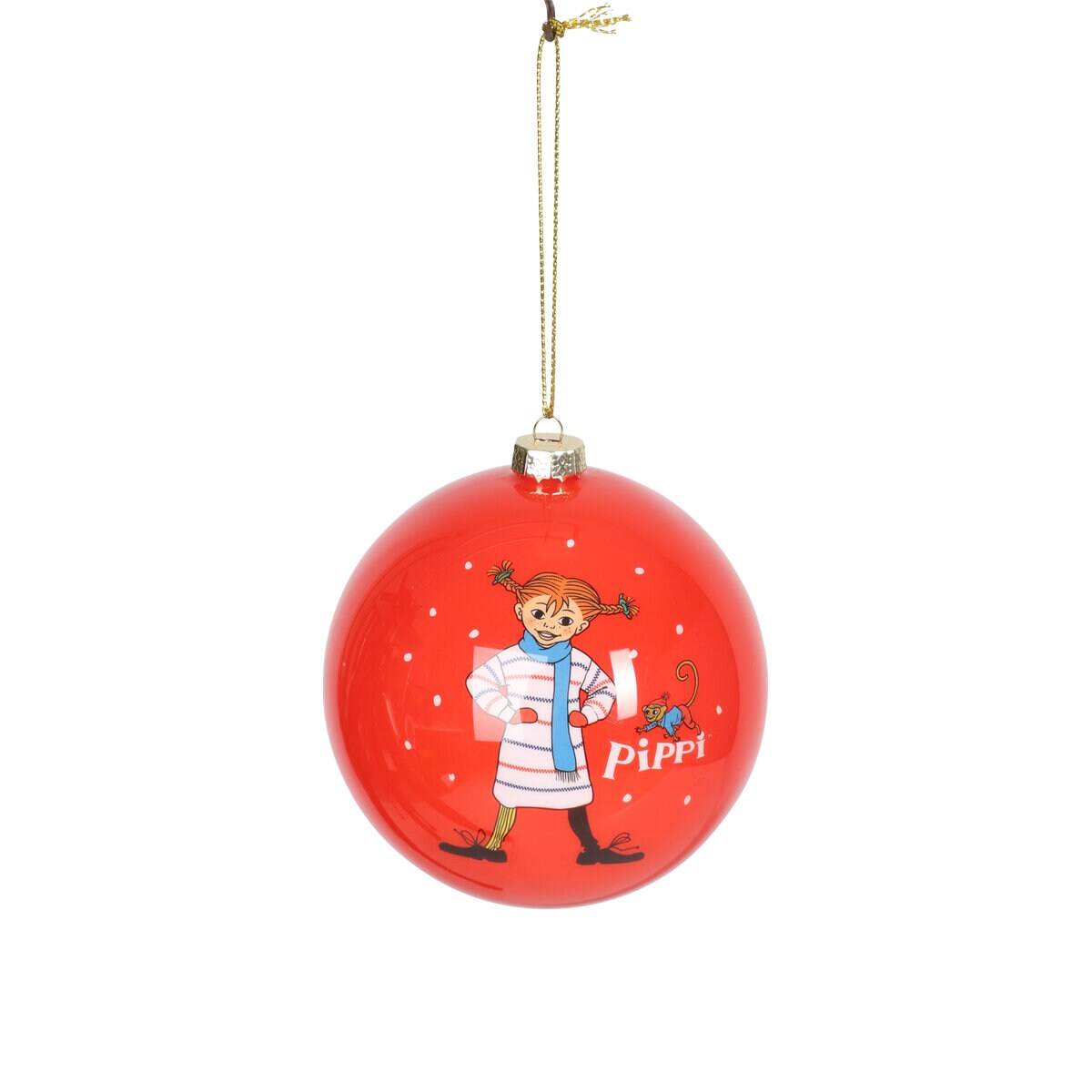 Kerstballen Pippi Langkous 3 stuks