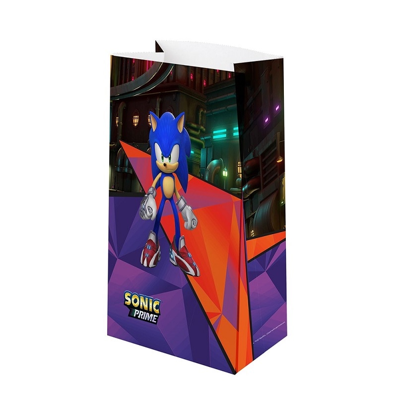 Sonic Prime - Snoepzakjes van papier 8 stuks