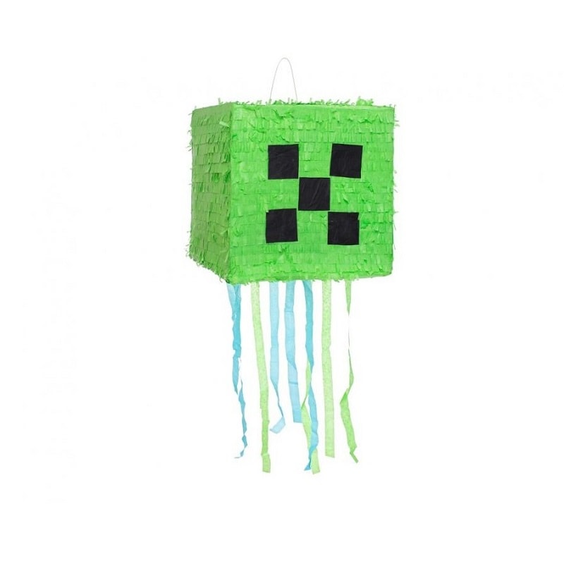 Piñata - Groene Pixel 28 cm