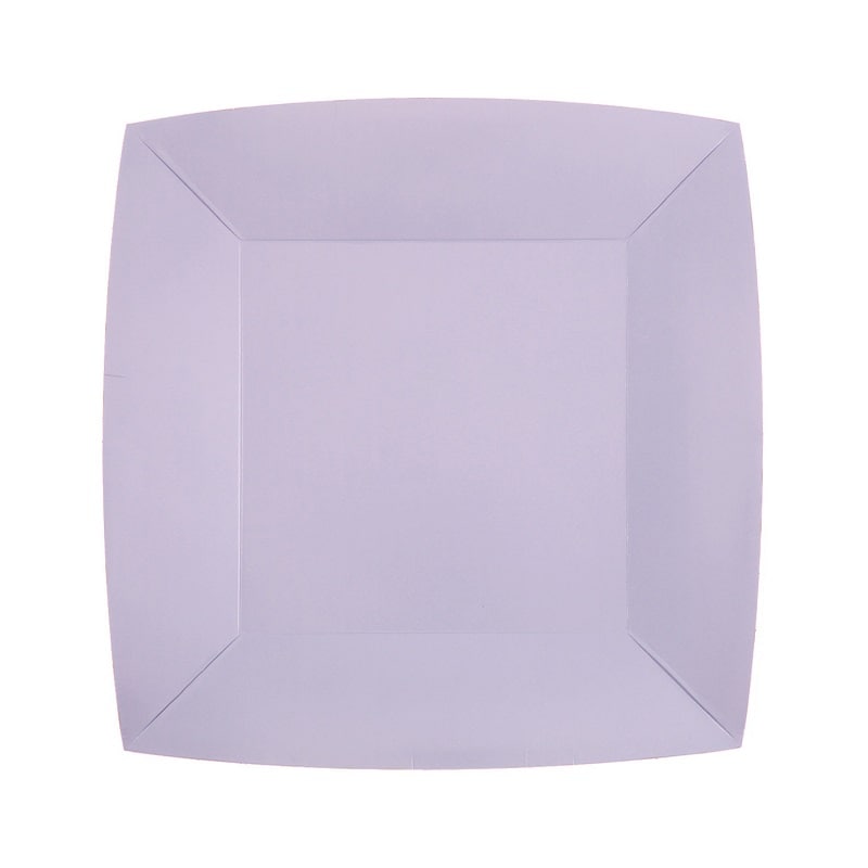 Bordjes Vierkant 18 cm - Lavendel 10 stuks
