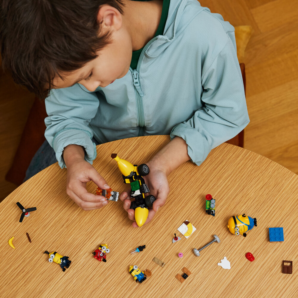 LEGO Minions - Minions en bananenauto 6+