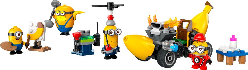 LEGO Minions - Minions en bananenauto 6+