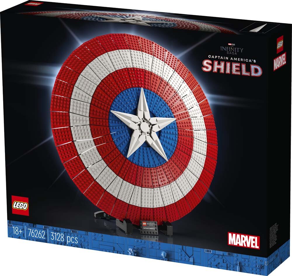 LEGO Marvel - Het schild van Captain America 18+