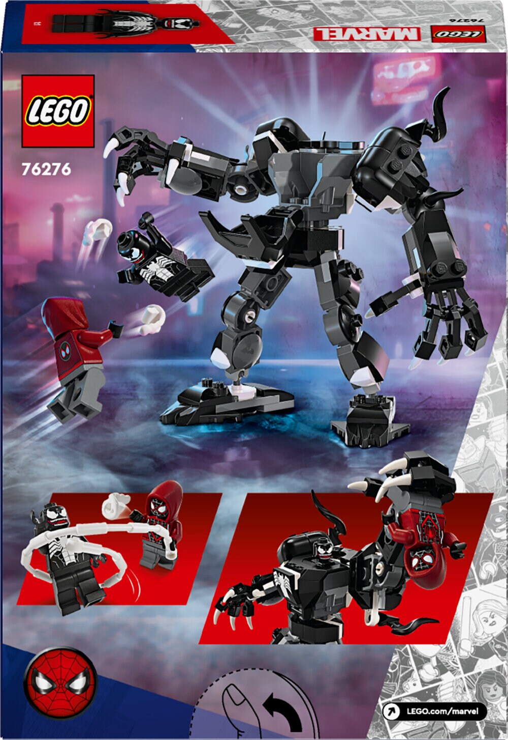 LEGO Marvel - Venom mechapantser vs. Miles Morales 6+