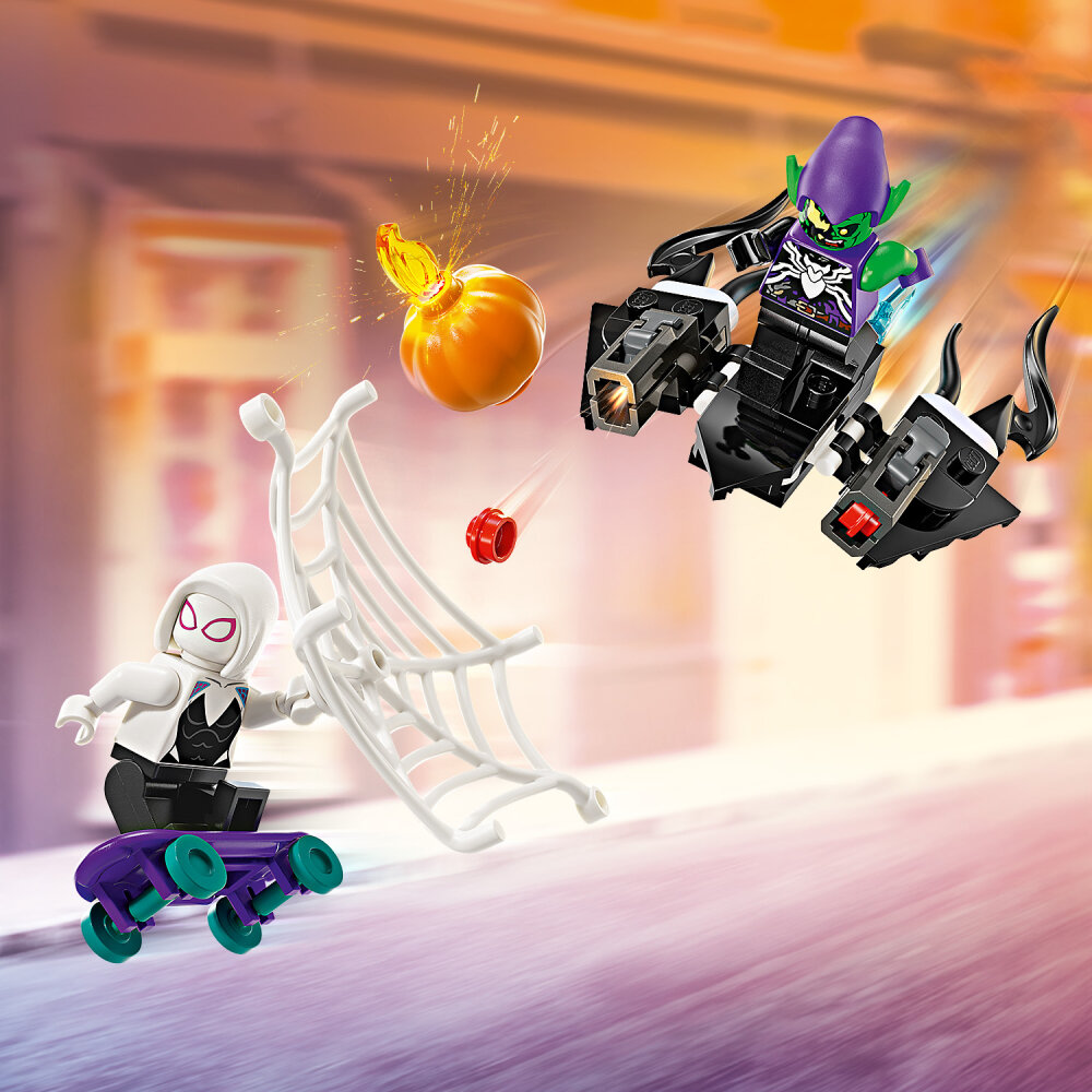 LEGO Marvel - Spider-Man racewagen en Venom Green Goblin 7+