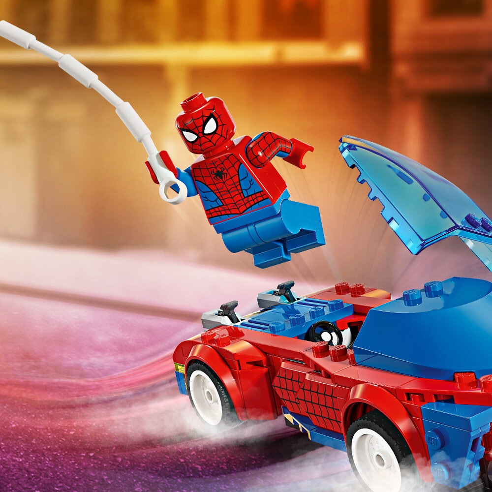 LEGO Marvel - Spider-Man racewagen en Venom Green Goblin 7+