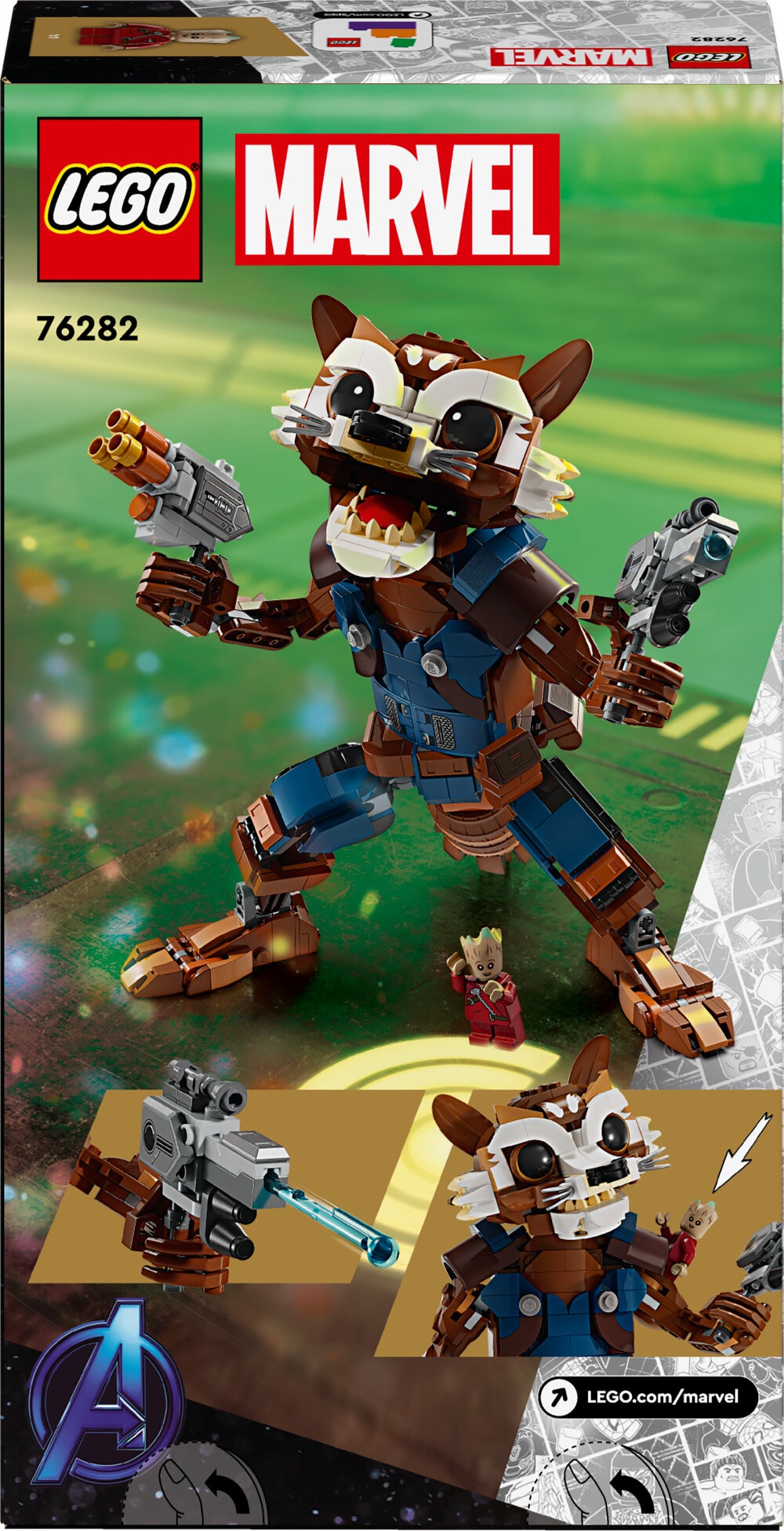 LEGO Marvel - Rocket en Baby Groot 10+