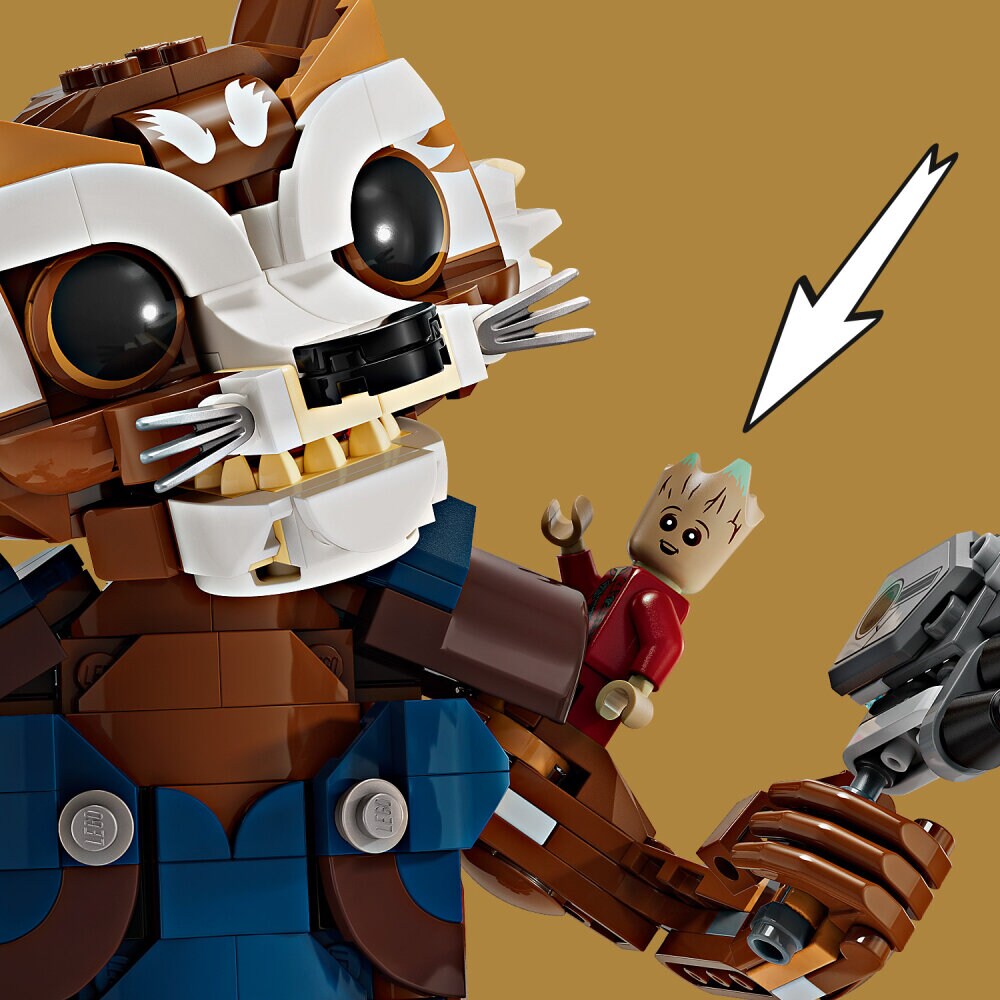 LEGO Marvel - Rocket en Baby Groot 10+