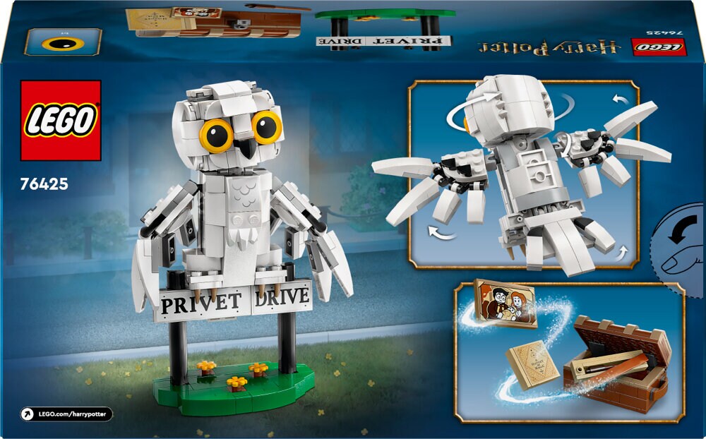 LEGO Harry Potter - Hedwig bij Ligusterlaan 4 7+