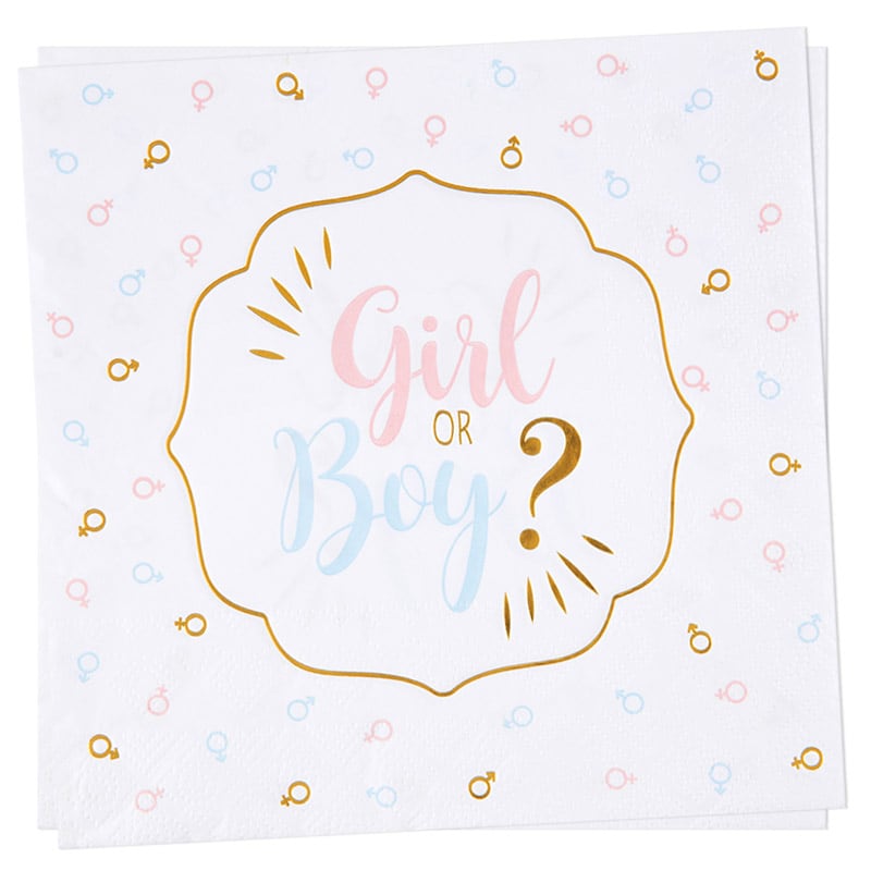 Boy or Girl - Servetten 20 stuks