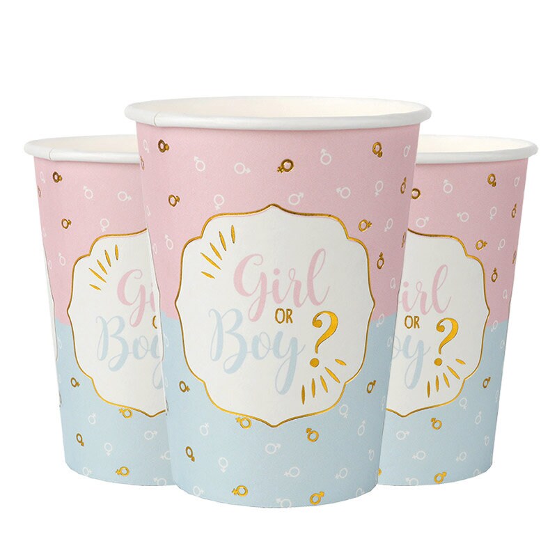 Girl or Boy - Bekers 10 stuks