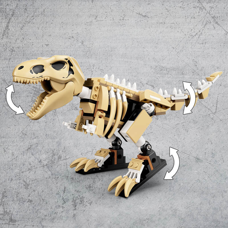 LEGO Jurassic World - Tentoonstelling dinosaurusfossiel van T. rex 7+