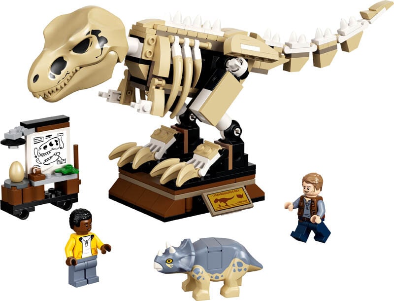 LEGO Jurassic World - Tentoonstelling dinosaurusfossiel van T. rex 7+