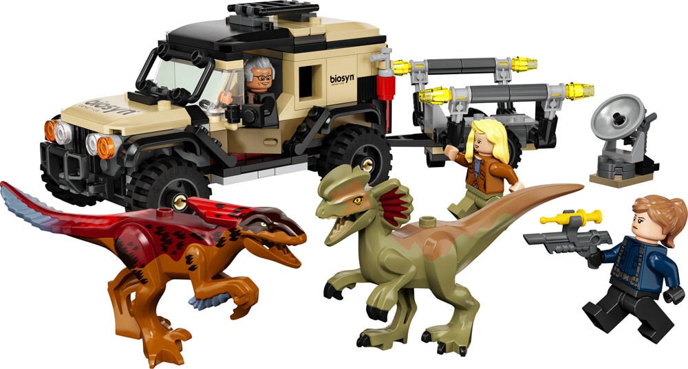 LEGO Jurassic World - Pyroraptor & Dilophosaurus transport 7+