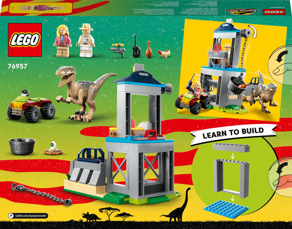 LEGO Jurassic World - Velociraptor ontsnapping 4+