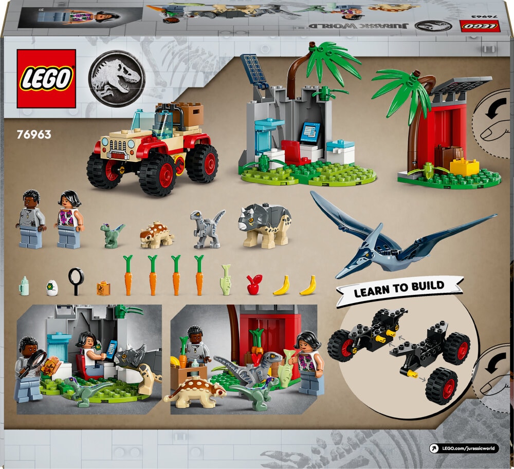 LEGO Jurassic World - Reddingscentrum voor babydinosaurussen 4+