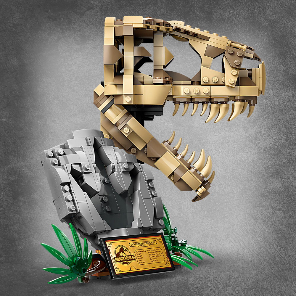 LEGO Jurassic World - Dinosaurusfossielen: T-rex schedel 9+