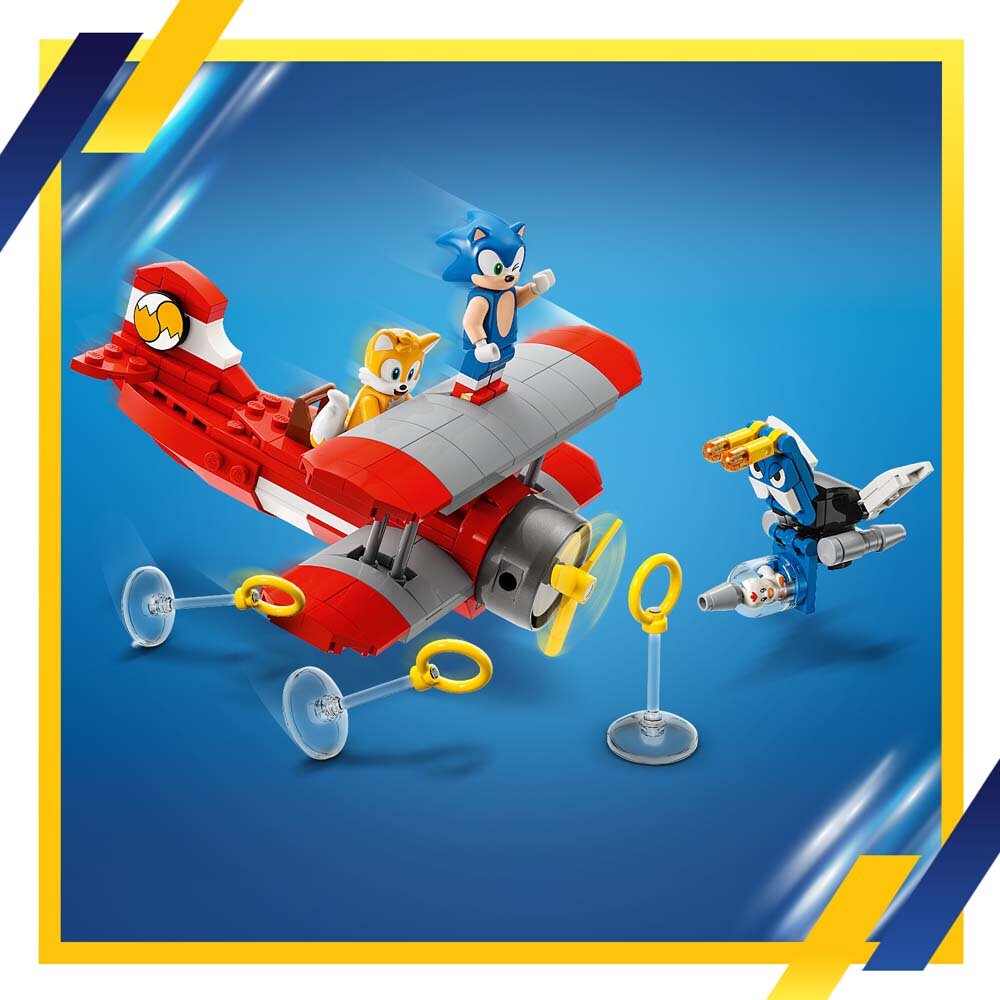 LEGO Sonic The Hedgehog - Tails' werkplaats en Tornado vliegtuig 6+