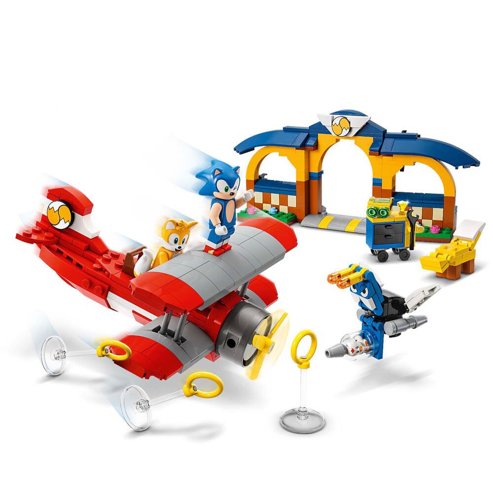 LEGO Sonic The Hedgehog - Tails' werkplaats en Tornado vliegtuig 6+