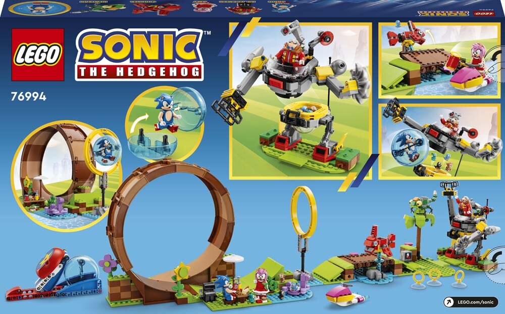LEGO Sonic The Hedgehog - Sonics Green Hill Zone loopinguitdaging 8+