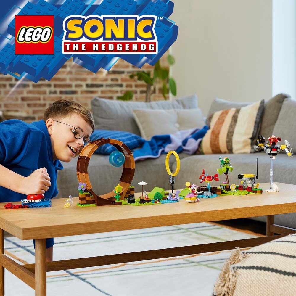 LEGO Sonic The Hedgehog - Sonics Green Hill Zone loopinguitdaging 8+