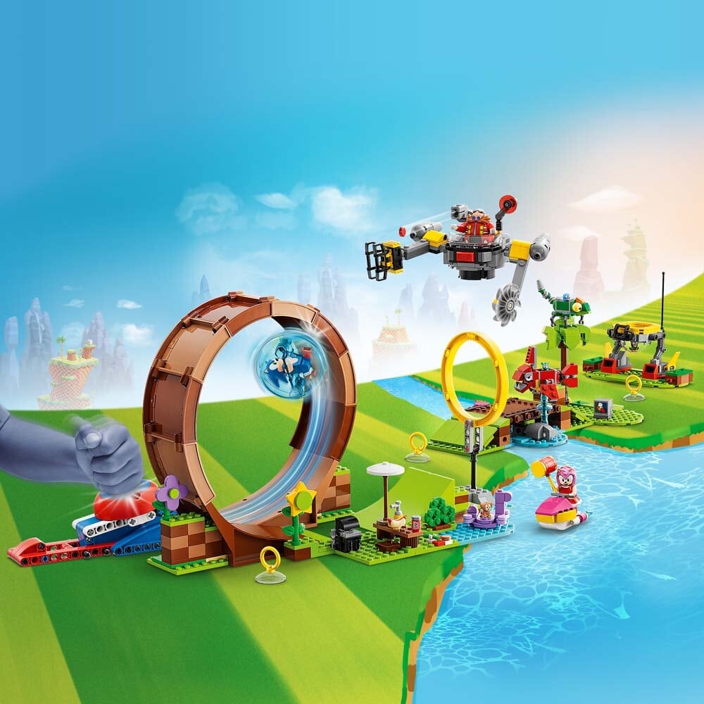 LEGO Sonic The Hedgehog - Sonics Green Hill Zone loopinguitdaging 8+