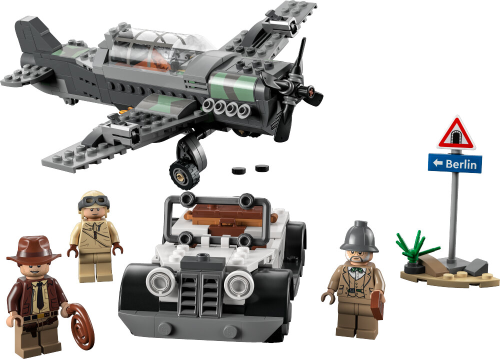 LEGO Indiana Jones - Gevechtsvliegtuig achtervolging 8+