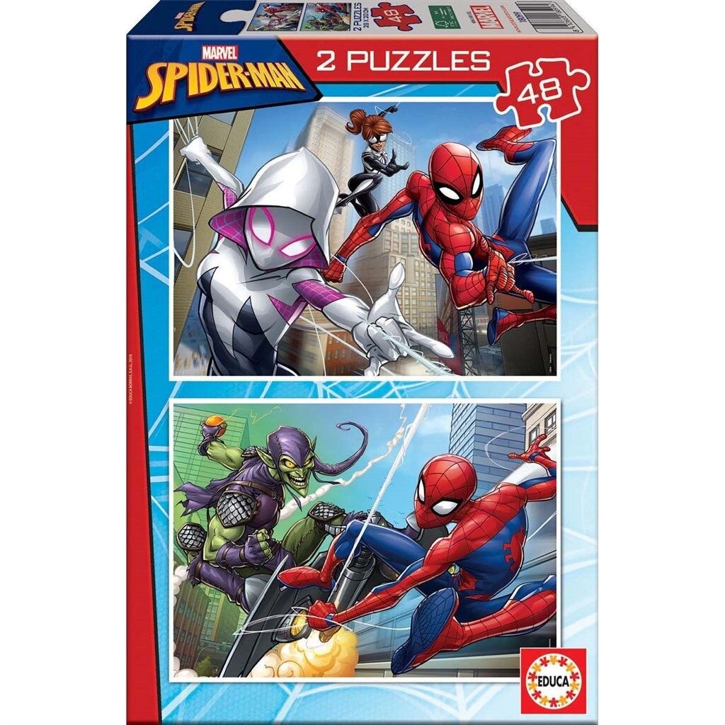 Educa Puzzel - Spiderman Multiversum 2x48 stukjes