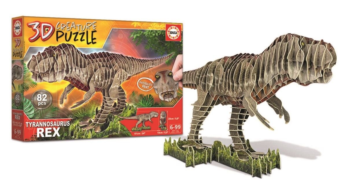 Educa 3D Puzzel - T-Rex 82 stukjes