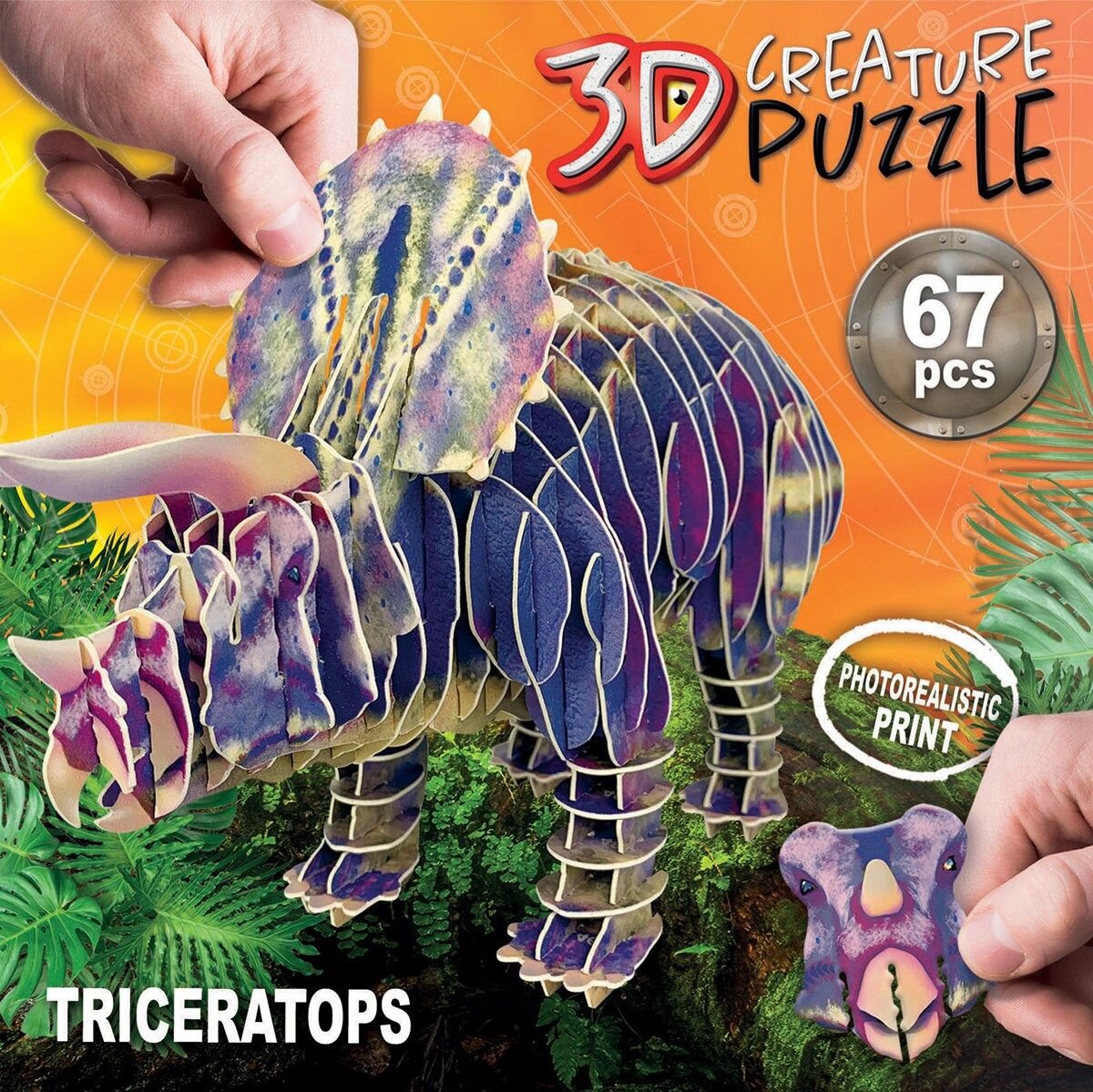 Educa 3D Puzzel - Triceratops 67 stukjes