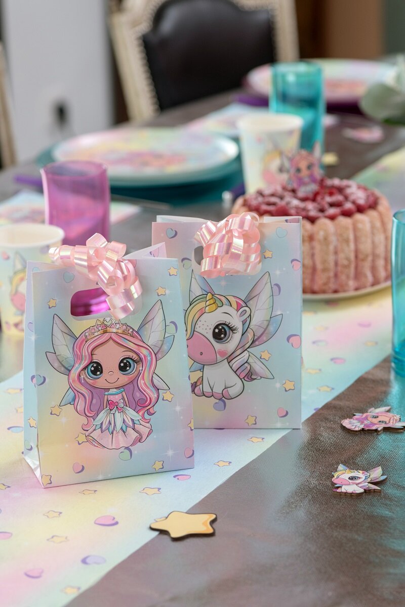 Unicorn Fairy - Uitdeelzakjes van papier 10 stuks