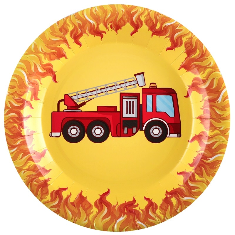 Brandweer Papieren Borden 10 stuks